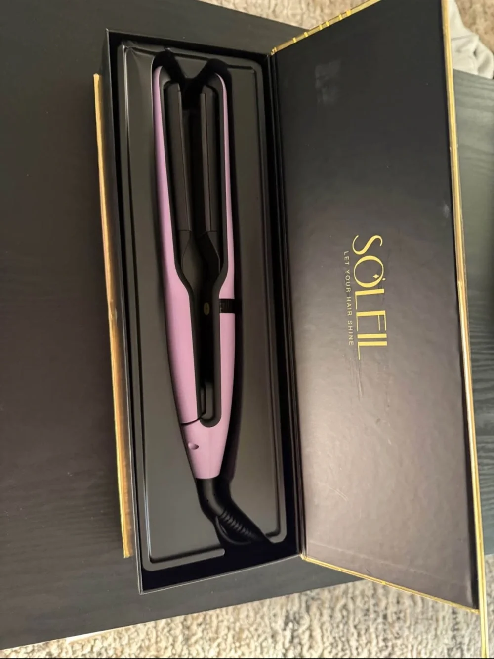 Lavender Ceramic Hair Straightener for Women